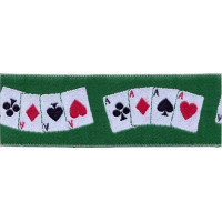 Nastro Jacquard - Carte da Gioco - Altezza 3 cm